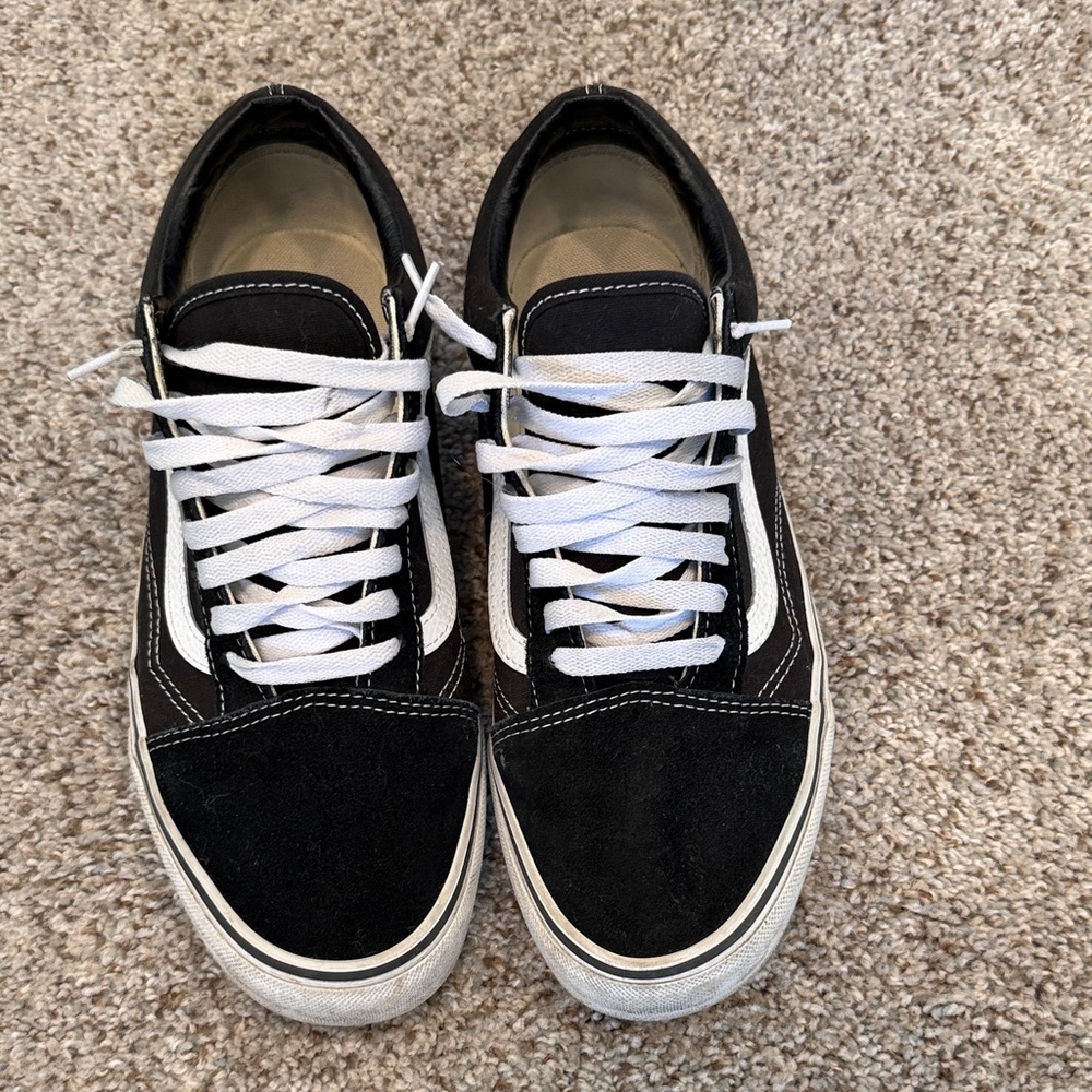 Vans Black and White Men's Sneakers